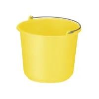 Emmer 12 liter rond geel