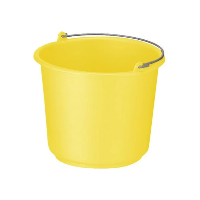 Emmer 12 liter rond geel Emmer 12 liter rond geel