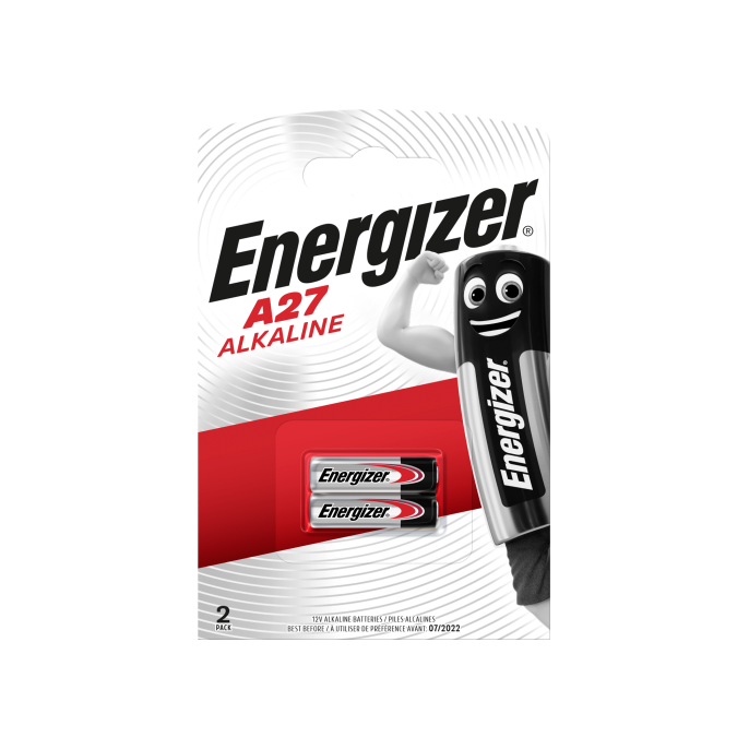 Energizer A27 Alkaline Batterij 12 V (pak 10 x 2 stuks) Energizer A27 Alkaline Batterij 12 V (pak 10 x 2 stuks)
