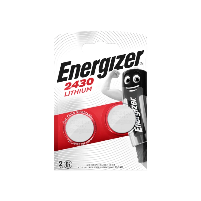 Energizer CR2430 Knoopcel Batterij diameter 24 mm 3 V (pak 2 stuks)