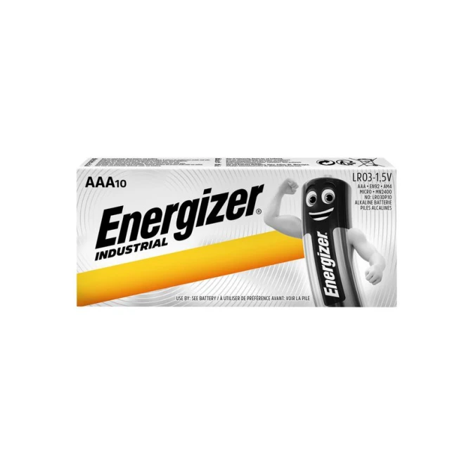 ENERGIZER Industrial AAA batterijen 1.5 V (pak 10 stuks)
