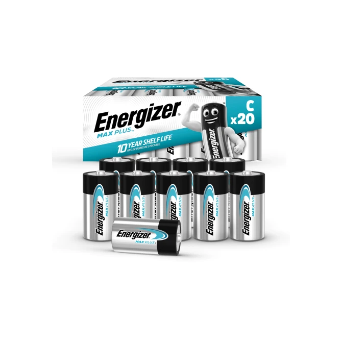 Energizer Max Plus C Batterij 1.5 V (pak 20 stuks)