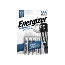 Energizer Ultimate Lithium AAA Batterij 1.5 V (pak 4 stuks) Energizer Ultimate Lithium AAA Batterij 1.5 V (pak 4 stuks)
