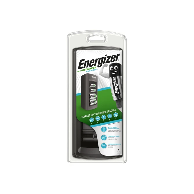 Energizer Universele batterij oplader. zwart