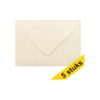 Clairefontaine Envelop C5 120g ivoor (5 stuks)