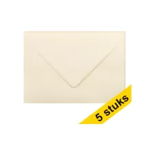 Clairefontaine Envelop C5 120g ivoor (5 stuks)