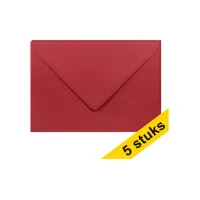 Clairefontaine Envelop C5 120g rood (5 stuks)