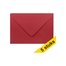 Clairefontaine Envelop C5 120g rood (5 stuks)