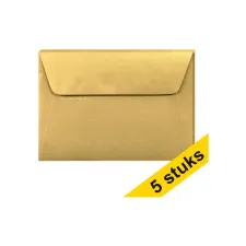 Clairefontaine Envelop C6 120g goud (5 stuks)