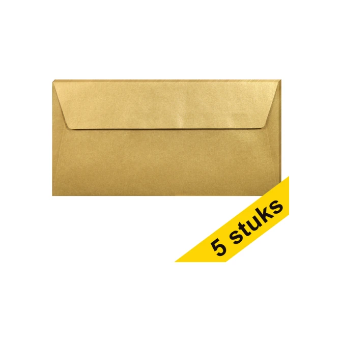 Envelop EA5/6 120g goud (5 stuks)