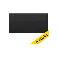 Envelop EA5/6 120g zwart/pk5