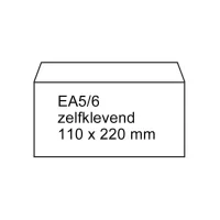 Envelop Raadhuis 110x220mm P/S/pk25 Envelop Raadhuis 110x220mm P/S/pk25
