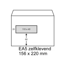 Envelop Raadhuis 156x220 VL P/S (500 stuks)