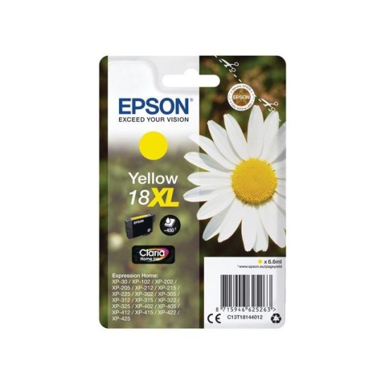 Epson 18XL Inktcartridge Geel