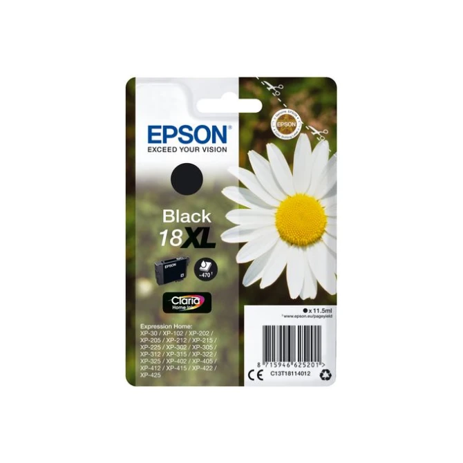 Epson 18XL Inktcartridge Zwart (blister 1 stuk)