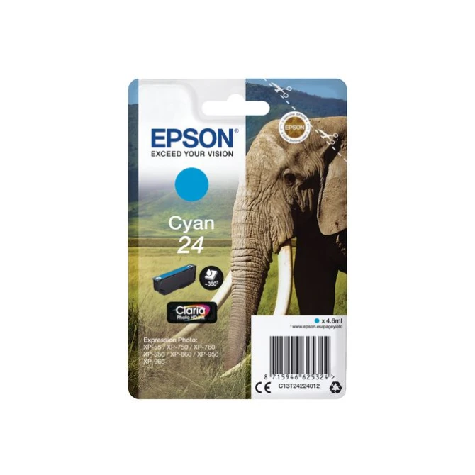 Epson 24 Inktcartridge Cyaan