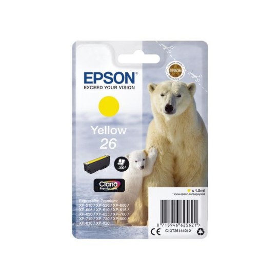 Epson 26 Inktcartridge Geel