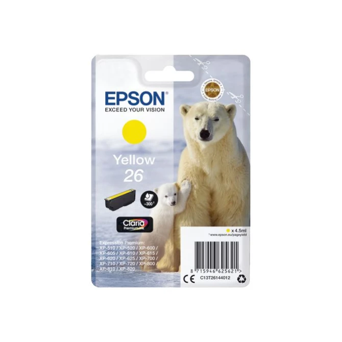 Epson 26 Inktcartridge Geel