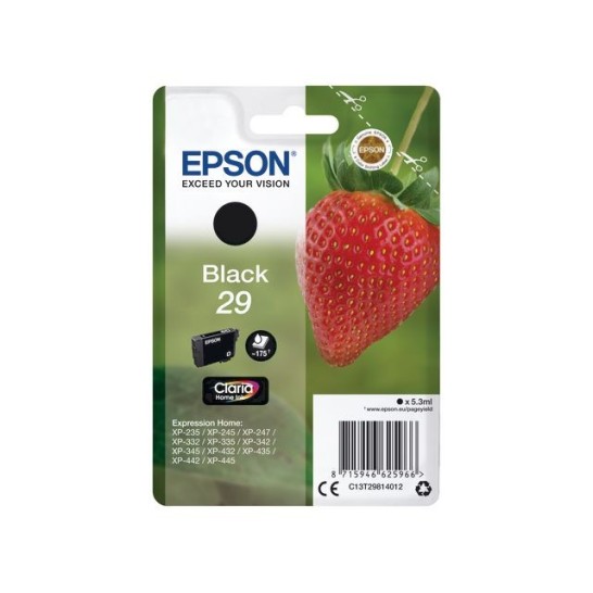 Epson 29 / T29814012 Inktcartridge Zwart