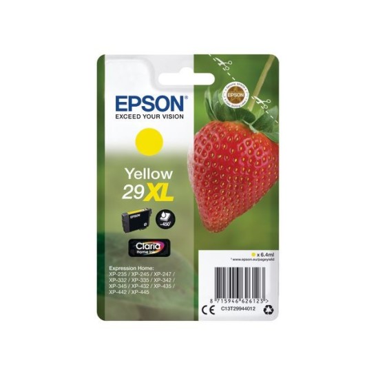 Epson 29XL Inktcartridge Geel