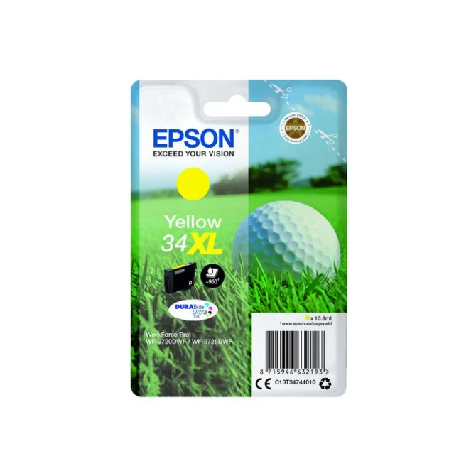 Epson 34XL Inktcartridge Geel