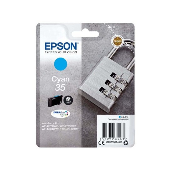 Epson 35 Inktcartridge Cyaan (blister 1 stuk)