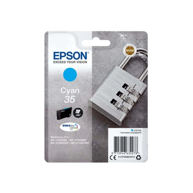 Epson 35 Inktcartridge Cyaan (blister 1 stuk)