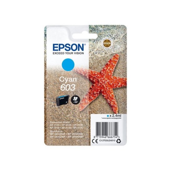 Epson 603 Inktcartridge Cyaan