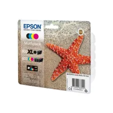 Epson 603 Inktcartridge Multipack Kleur en 603XL Zwart (pak 4 stuks) Epson 603 Inktcartridge Multipack Kleur en 603XL Zwart (pak 4 stuks)
