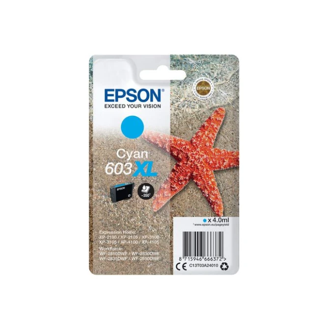 EPSON 603XL Inktcartridge Cyaan