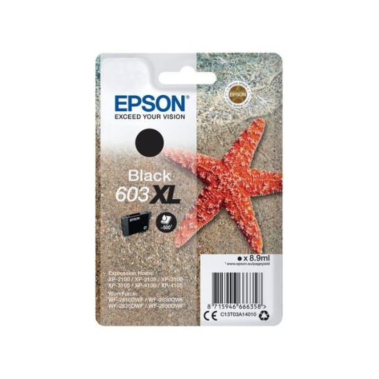 Epson 603XL Inktcartridge Zwart