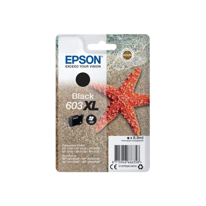 EPSON 603XL Inktcartridge Zwart