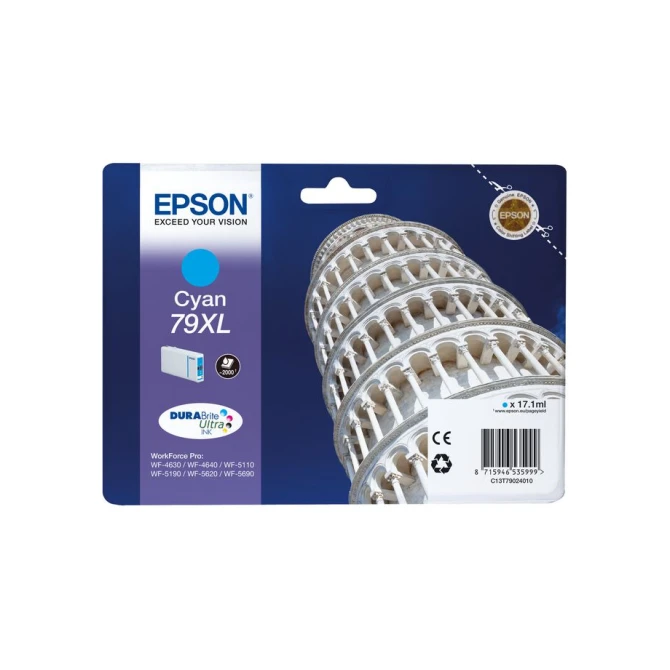 Epson 79XL Inktcartridge Cyaan Epson 79XL Inktcartridge Cyaan