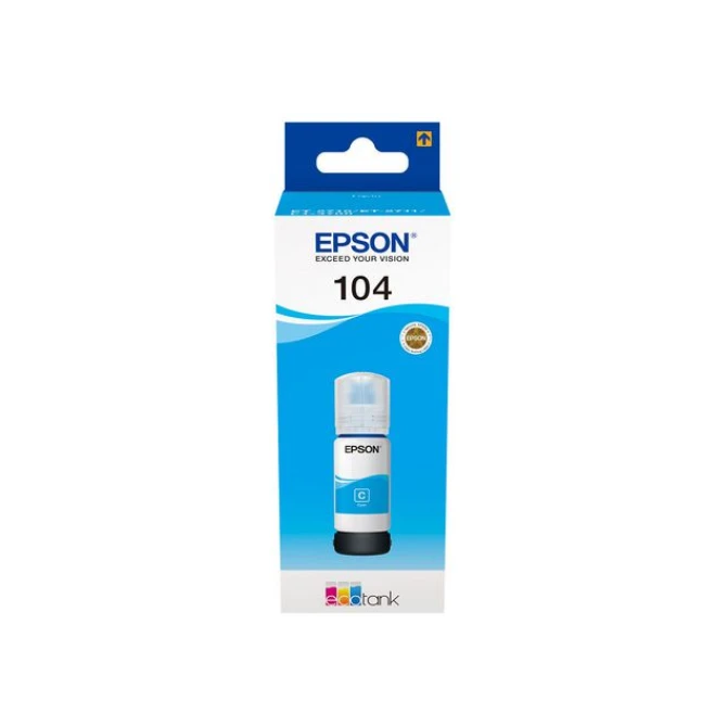 Epson EcoTank 104 Inktcartridge Cyaan