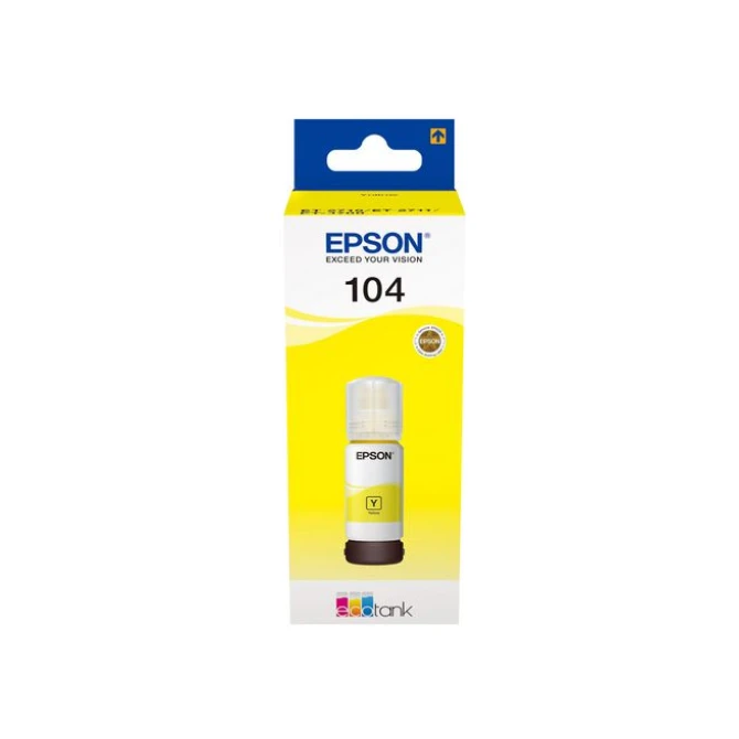 Epson EcoTank 104 Inktcartridge Geel