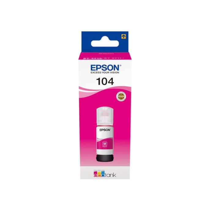 Epson EcoTank 104 Inktcartridge Magenta Epson EcoTank 104 Inktcartridge Magenta