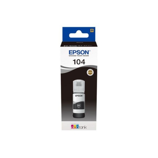Epson EcoTank 104 Inktcartridge Zwart