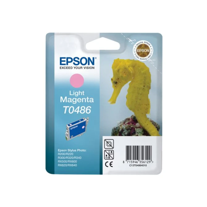 Epson T0486 Inktcartridge Licht magenta Epson T0486 Inktcartridge Licht magenta