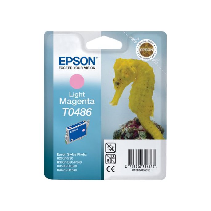 Epson T0486 Inktcartridge Licht magenta Epson T0486 Inktcartridge Licht magenta