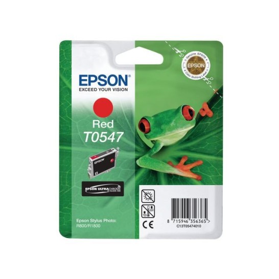 Epson T0547 Inktcartridge Rood