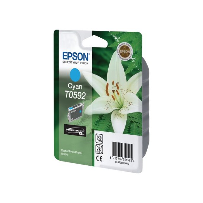 Epson T0592 Inktcartridge Cyaan Epson T0592 Inktcartridge Cyaan
