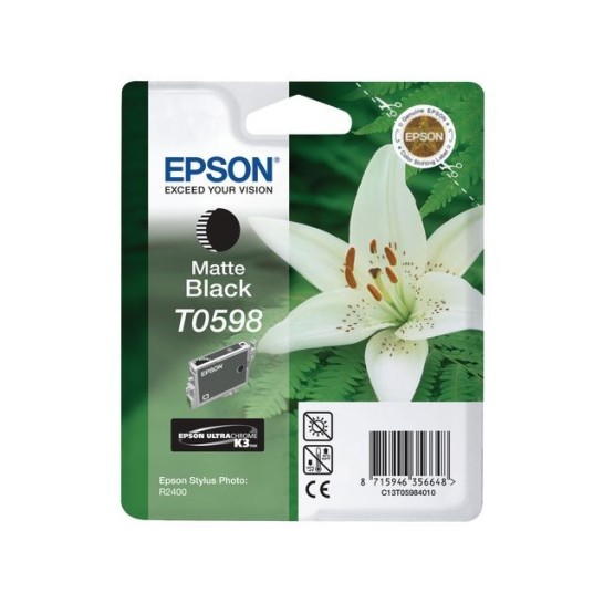 Epson T0598 Inktcartridge Mat zwart
