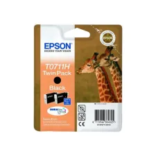 Epson T0711 Inktcartridge Dual Pack Zwart (pak 2 stuks) Epson T0711 Inktcartridge Dual Pack Zwart (pak 2 stuks)