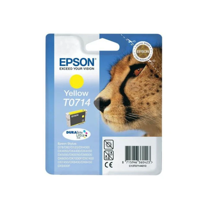 Epson T07144012 Inktcartridge Geel