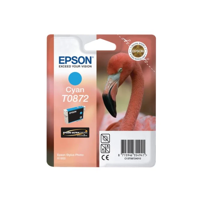 Epson T0872 Inktcartridge Hoog Capaciteit Cyaan