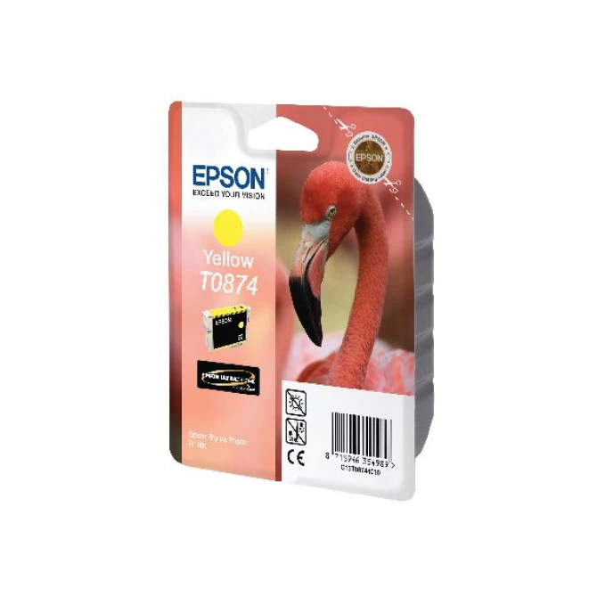 Epson T0874 Inktcartridge Geel Epson T0874 Inktcartridge Geel