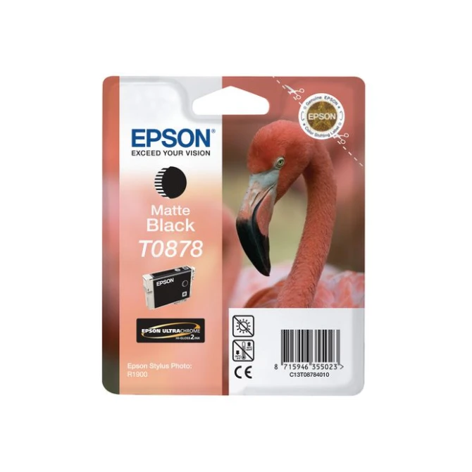 Epson T0878 Inktcartridge Zwart