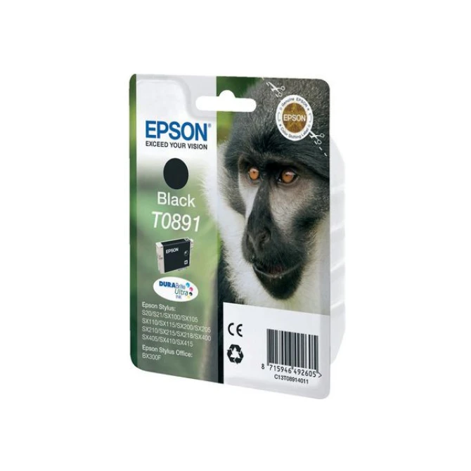 Epson T0891 Inktcartridge Zwart