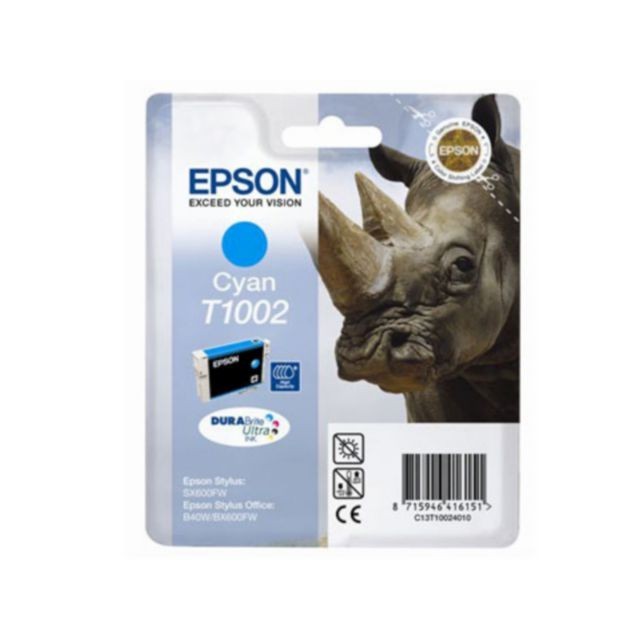Inkjet Epson T1002 11.1 ml cyaan