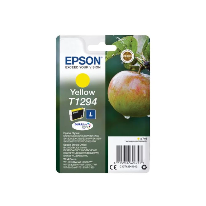 Epson T1294 Inktcartridge Geel (blister 1 stuk)
